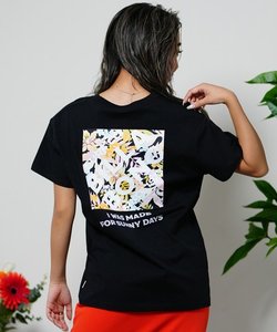  BILLABONG(ビラボン)半袖Tシャツ/バックプリント/ブランドロゴ ボーイフィット/BE013-201/2024モデル/レディース/ムラサキスポーツ