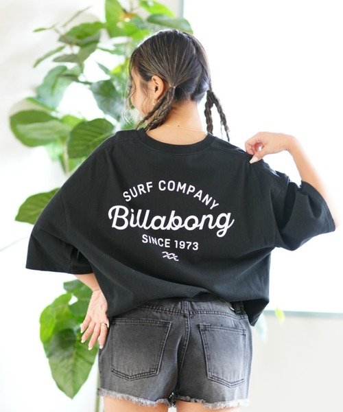 BILLABONG(ビラボン)半袖Tシャツ/クロップド丈/ルーズシルエット/BE013-204/2024モデル/レディース/ムラサキスポーツ