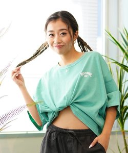 BILLABONG(ビラボン)半袖Tシャツ/バックプリント/ワイドルーズシルエット/クロップド丈/BE013-206/2024モデル/レディース/ムラサキスポーツ