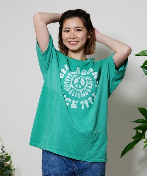 BILLABONG(ビラボン)半袖Tシャツ/ タイダイ柄/ビックシルエット