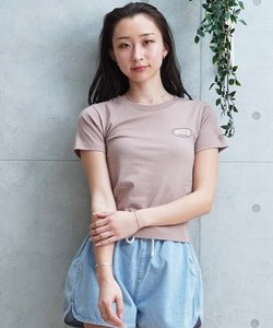 RVCA(ルーカ) 半袖Tシャツ/チビTシャツ/ミニT/BE043-218/2024モデル/レディース/ムラサキスポーツ