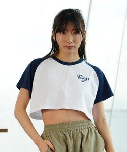 【ムラサキスポーツ別注】RVCA(ルーカ)半袖 Tシャツ/クロップド丈/BE043-P22/2024モデル/レディース/ムラサキスポーツ