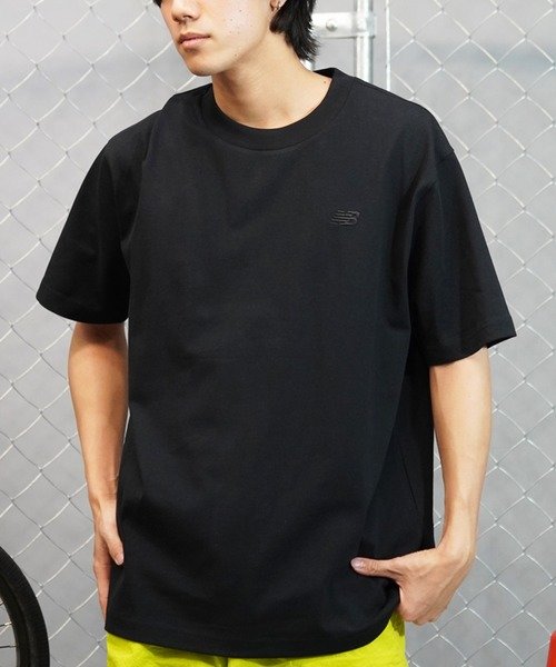 New balance(ニューバランス)半袖Tシャツ/ヘビーウェイ音/ルーズフィット/MT41533/2024モデル/ユニセックス/メンズ/レディース/ムラサキスポーツ