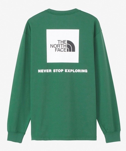 THE NORTH FACE(ザ・ノースフェイス)長袖Tシャツ/レギュラーシルエット/L/S Back Square Logo Tee ロンTEE/NT32442/2024モデル/ユニセックス/メンズ/レディース/ムラサキスポーツ