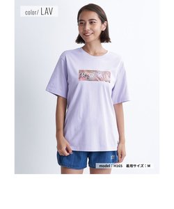 ROXY(ロキシー)半袖Tシャツ/シンプリーボタニカルティーシャツ /クルーネック/RST241075/2024モデル/レディース/ムラサキスポーツ