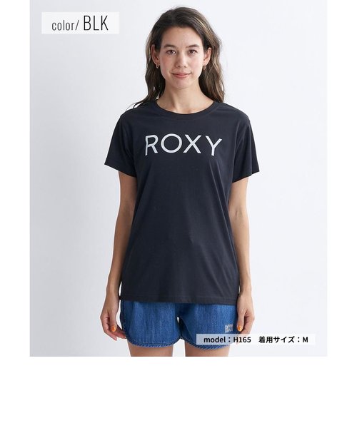 ROXY(ロキシー)半袖Tシャツ/ロゴTシャツ/RST241079/2024モデル/レディース/ムラサキスポーツ