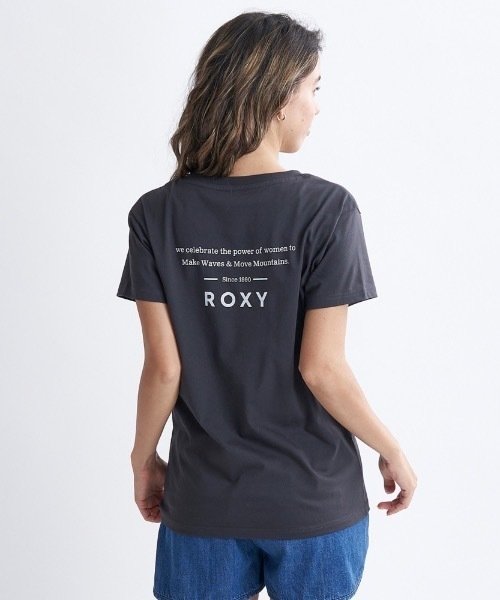 ROXY(ロキシー)半袖Tシャツ/パワーオブウーマン バックプリント/RST241081/2024モデル/レディース/ムラサキスポーツ