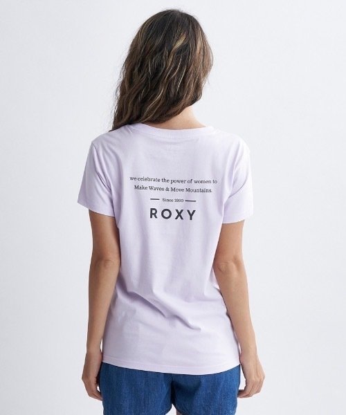 ROXY(ロキシー)半袖Tシャツ/パワーオブウーマン バックプリント/RST241081/2024モデル/レディース/ムラサキスポーツ