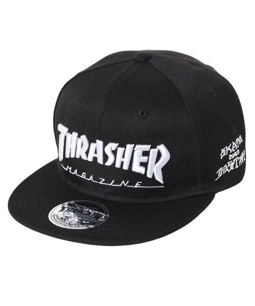  THRASHER(スラッシャー)キャップ/帽子/フラットバイザー/マガジンロゴ/THR-C03/ユニセックス/メンズ/レディース/ムラサキスポーツ