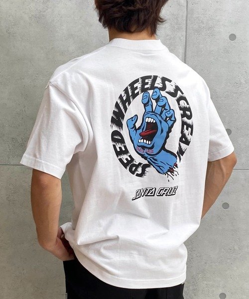 【ムラサキスポーツ限定】SANTACRUZ(サンタクルーズ)半袖Tシャツ/バックプリント/502241407/2024モデル/ユニセックス/メンズ/レディース/ムラサキスポーツ