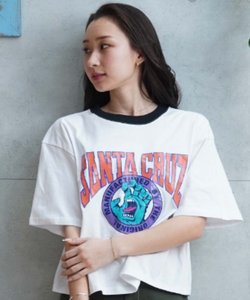 【ムラサキスポーツ限定】SANTACRUZ(サンタクルーズ)半袖Tシャツ/ショート丈/クロップド丈/502241435/2024モデル/レディース/ムラサキスポーツ