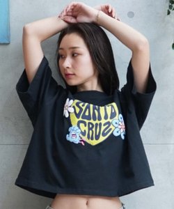 【ムラサキスポーツ限定】SANTACRUZ(サンタクルーズ)半袖Tシャツ/ ショート丈/クロップド丈/502241436/2024モデル/レディース/ムラサキスポーツ