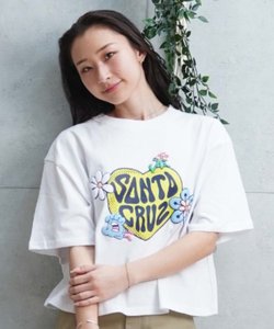 【ムラサキスポーツ限定】SANTACRUZ(サンタクルーズ)半袖Tシャツ/ ショート丈/クロップド丈/502241436/2024モデル/レディース/ムラサキスポーツ