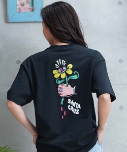 【ムラサキスポーツ限定】SANTACRUZ(サンタクルーズ)半袖Tシャツ/オーバーサイズ/バックプリント/502241440/レディース/ムラサキスポーツ