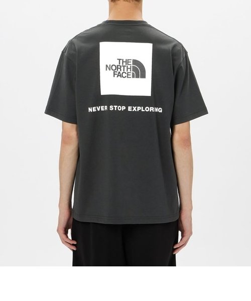 THE NORTH FACE(ザ・ノースフェイス)半袖Tシャツ/レギュラーシルエット/スクエアロゴ/ショートスリーブバックスクエアーロゴティー/NT32447/2024モデル/ユニセックス/メンズ/レディース/ムラサキスポーツ