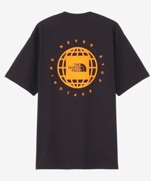 THE NORTH FACE(ザ・ノースフェイス)半袖Tシャツ/ レギュラーシルエット/フロッキープリント/NT32451/2024モデル/ユニセックス/メンズ/レディース/ムラサキスポーツ