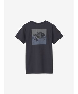 THE NORTH FACE(ザ・ノースフェイス)半袖Tシャツ/ S/S SQUARE MOUNTAIN LOGO/ショートスリーブスクエアマウンテンロゴティー/NTW32377/2024モデル/レディース/ムラサキスポーツ