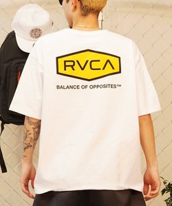 RVCA(ルーカ)半袖Tシャツ/バックプリントTシャツ/ロゴTee/オーバーサイズ/BE041-225/2024モデル/ユニセックス/メンズ/レディース/ムラサキスポーツ