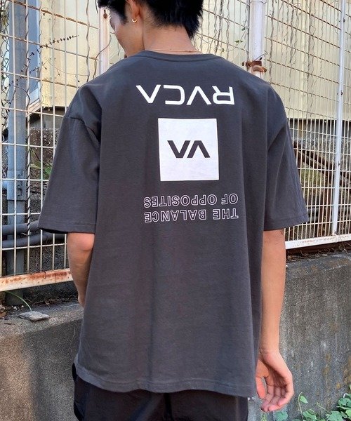 RVCA(ルーカ)オーバーサイズTシャツ/半袖Tシャツ/ボックスロゴ /バック ...