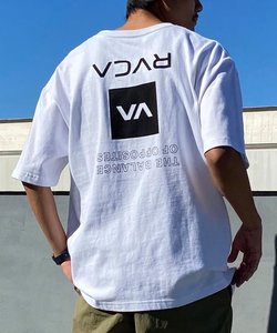 RVCA(ルーカ)オーバーサイズTシャツ/半袖Tシャツ/ボックスロゴ /バックプリント/BE041-234/2024モデル/ユニセックス/メンズ/レディース/ムラサキスポーツ