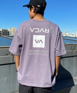 RVCA(ルーカ)オーバーサイズTシャツ/半袖Tシャツ/ボックスロゴ /バックプリント/BE041-234/2024モデル/ユニセックス/メンズ/レディース/ムラサキスポーツ