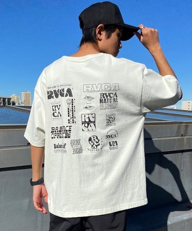 RVCA/(ルーカ)バックプリントTシャツ/半袖Tシャツ/ロゴTシャツ ...