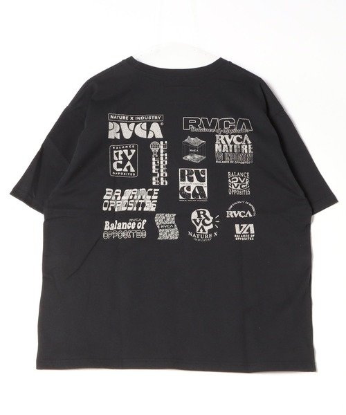 RVCA/(ルーカ)バックプリントTシャツ/半袖Tシャツ/ロゴTシャツ 
