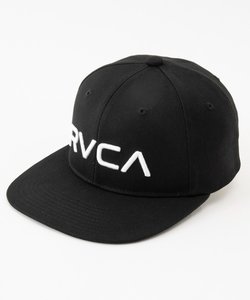 RVCA(ルーカ)キャップ/帽子/TWILL SNAPBACKII/BE041-911/2024モデル/ユニセックス/メンズ/レディース/ムラサキスポーツ