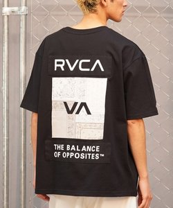 RVCA(ルーカ)半袖Tシャツ/バンダナ柄/ボックスシルエット/BE041-P21/2024モデル/ユニセックス/メンズ/レディース/ムラサキスポーツ