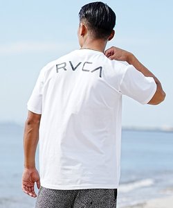 RVCA(ルーカ)水陸両用半袖Tシャツ/バックプリントTシャツ/ラッシュガード/公園 海 川 山/BE041-802/2024モデル/ユニセックス/メンズ/レディース/ムラサキスポーツ