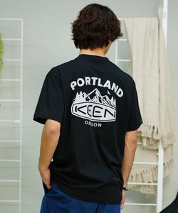 【ムラサキスポーツ限定】KEEN(キーン)/メンズ/半袖/Tシャツ/バックプリント/ロゴ/LOGO LTD MS PORTLAND T/1029892/アウトドア/キャンプ/ムラサキスポーツ