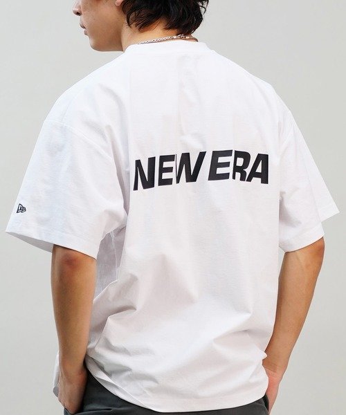 NEW ERA(ニューエラ)半袖Tシャツ/水陸両用/ラッシュガード/バックプリント/吸汗速乾/UVケア/14109969/2024モデル/ユニセックス/メンズ/レディース/ムラサキスポーツ