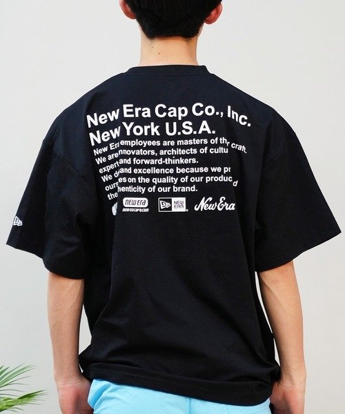 NEW ERA(ニューエラ)半袖Tシャツ/半袖ラッシュガード/水陸両用/吸汗速乾/UVカット/バックプリント/14334754/2024モデル/ユニセックス/メンズ/レディース/ムラサキスポーツ