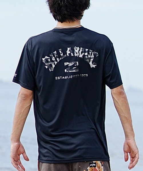 BILLABONG(ビラボン)水陸両用/半袖Tシャツ/ラッシュガード/UVケア/プール可/BE011-856/2024モデル/ユニセックス/メンズ/レディース/ムラサキスポーツ