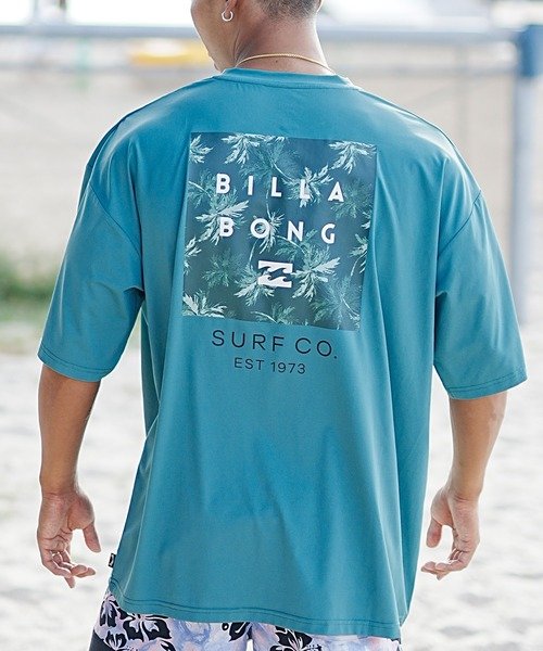 BILLABONG(ビラボン)水陸両用/半袖Tシャツ/ラッシュガード/UVケア/プール可/BE011-867/2024モデル/ユニセックス/メンズ/レディース/ムラサキスポーツ