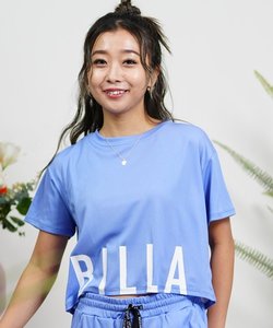 BILLABONG(ビラボン)水陸両用/UPF15-30/半袖Tシャツ/ロゴショート丈Tシャツ/BE013-896/2024モデル/レディース/ムラサキスポーツ