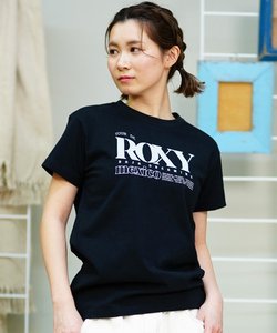 ROXY(ロキシー)半袖Tシャツ/ブランドロゴ/クルーネック/RST242032/2024モデル/レディース/ムラサキスポーツ