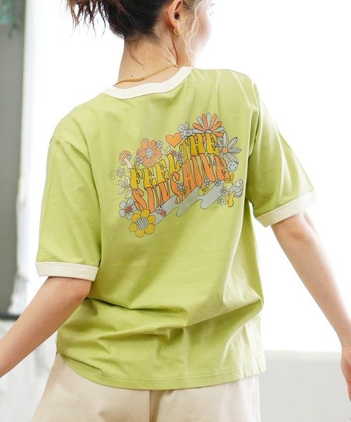 ROXY(ロキシ) 半袖Tシャツ /バックプリント/クルーネック/RST242648T/2024モデル/レディース/ムラサキスポーツ