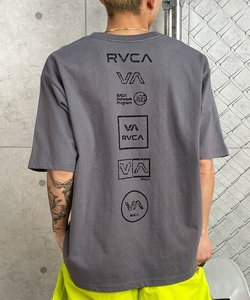 RVCA(ルーカ)半袖Tシャツ/オーバーサイズ /バックプリント/ユニセックス/BE04A-236/2024モデル/ユニセックス/メンズ/レディース/ムラサキスポーツ