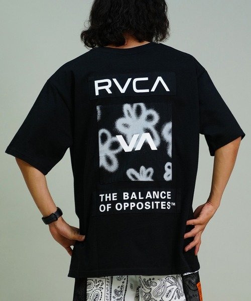 【ムラサキスポーツ限定】RVCA(ルーカ)半袖Tシャツ/バックプリント/オーバーサイズ /ユニセックス/BE04A-P21/2024モデル/ユニセックス/メンズ/レディース/ムラサキスポーツ