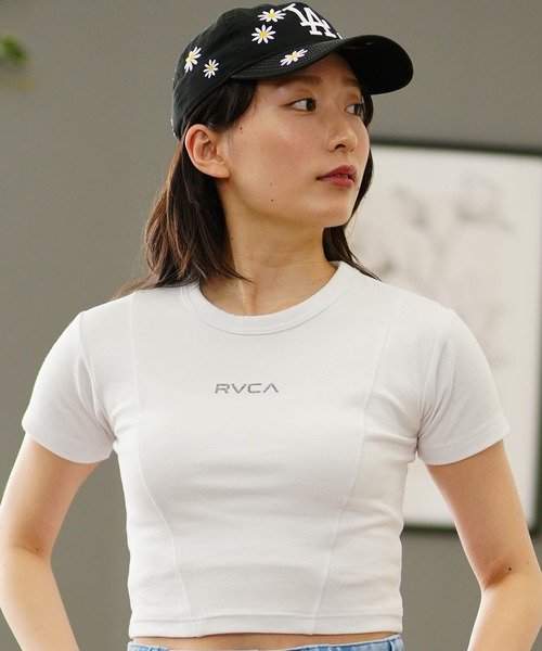 RVCA(ルーカ)チビTシャツ/半袖Tシャツ/BE04C-204/2024モデル/レディース/ムラサキスポーツ