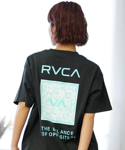 RVCA(ルーカ) 半袖/バックプリントTシャツ/オーバーサイズ/BE04C-P21/2024モデル/レディース/ムラサキスポーツ