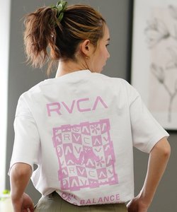 RVCA(ルーカ) 半袖/バックプリントTシャツ/オーバーサイズ/BE04C-P21/2024モデル/レディース/ムラサキスポーツ