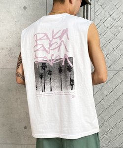 RVCA(ルーカ)タンクトップ/カットオフ/バックプリント/オーバーサイズ/BE04A-357/2024モデル/ユニセックス/メンズ/レディース/ムラサキスポーツ