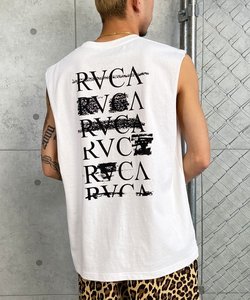 RVCA(ルーカ)タンクトップ/カットオフ/バックプリント /オーバーサイズ/BE04A-360/2024モデル/ユニセックス/メンズ/レディース/ムラサキスポーツ