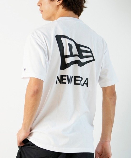 NEW ERA(ニューエラ)半袖Tシャツ/バックプリント/14121828/2024モデル/ユニセックス/メンズ/レディース/ムラサキスポーツ