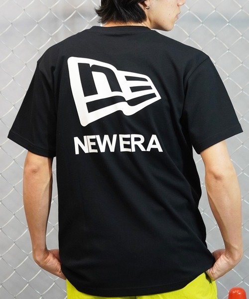 NEW ERA(ニューエラ)半袖Tシャツ/バックプリント/14121829/2024モデル/ユニセックス/メンズ/レディース/ムラサキスポーツ