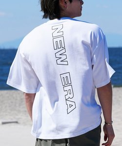 【ムラサキスポーツ限定】NEW ERA(ニューエラ)吸汗速乾 /半袖Ｔシャツ/オーバーサイズ/バックプリント/14334731/2024モデル/ユニセックス/メンズ/レディース/ムラサキスポーツ