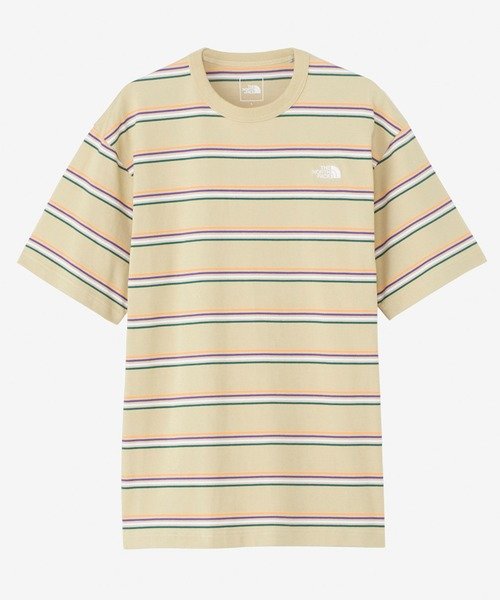 THE NORTH FACE(ザ・ノースフェイス)半袖Tシャツ/S/S MULTI BORDER TEE/半袖Tee/コットンTee /ボーダー/NT32455/2024モデル/ユニセックス/メンズ/レディース/ムラサキスポーツ