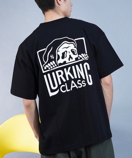 【ムラサキスポーツ限定】LURKING CLASS(ラーキングクラス) 半袖Tシャツ/オーバーサイズ Tシャツ/ST24STM01/2024モデル/ユニセックス/メンズ/レディース/ムラサキスポーツ